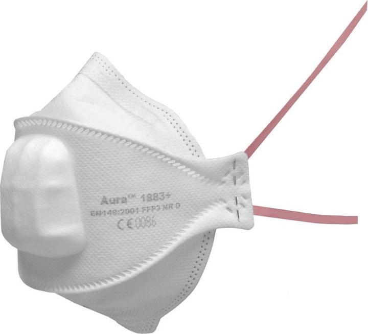 3M Partikelmaske FFP3 Typ IIR abgedecktes Ausatem-Ventil 1883SV+ (FFP3 NR D, 8x)
