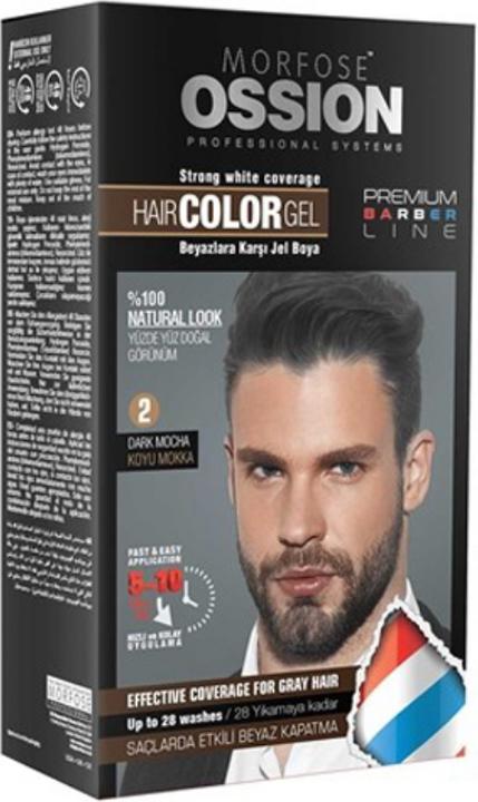 Morfose Barber Line Hair Color Gel Dark Mocha (2) (Dunkelmocha)