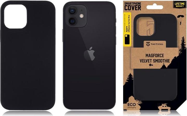 Image du produit Tactical MagForce Velvet Smoothie Cover for Apple iPhone 12/12 Pro Asphalt (Apple iPhone 12)