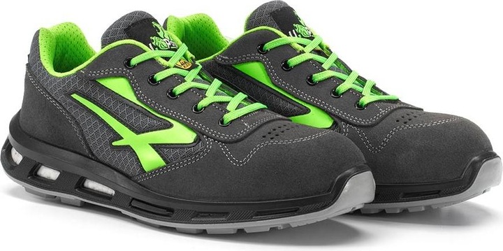 Immagine prodotto U-Power Scarpa di sicurezza Point taglia 40 grigio/verde S1P SRC EN ISO 20345 in pelle scamosciata/nylon (S1P, 40)