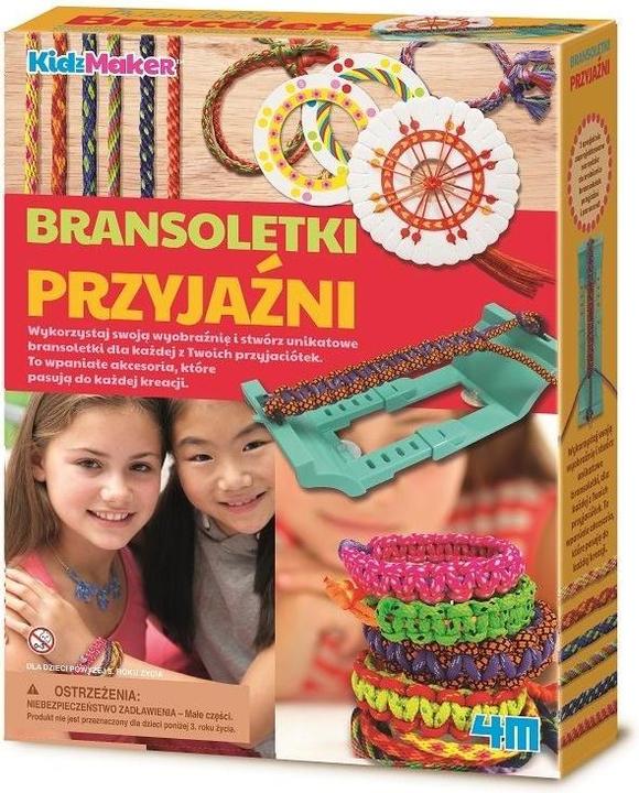 4M Craft Set Friendship Bracelets KidzMaker