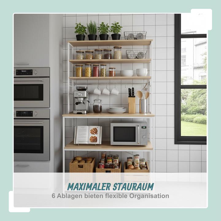 Actual product image Relaxdays Küchenregal (100 x 40 x 167 cm)