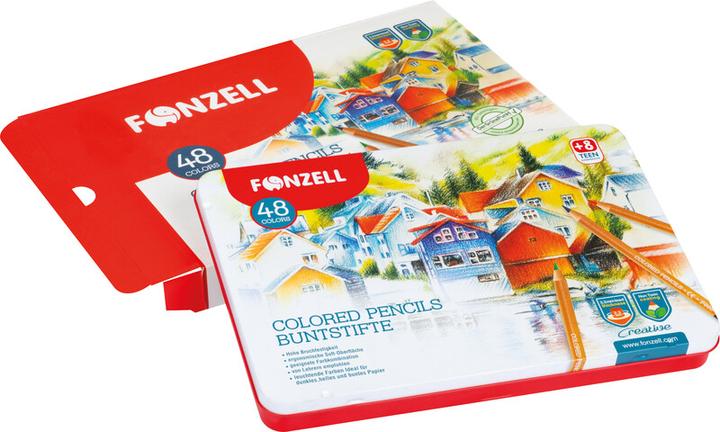 Produktbild Fonzell Farbstifte Creative in Metallschachtel (48x)
