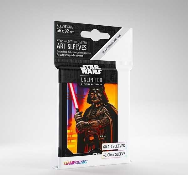 Actual product image Gamegenic GGS15029 - Star Wars: Unlimited Art Sleeves, Darth Vader