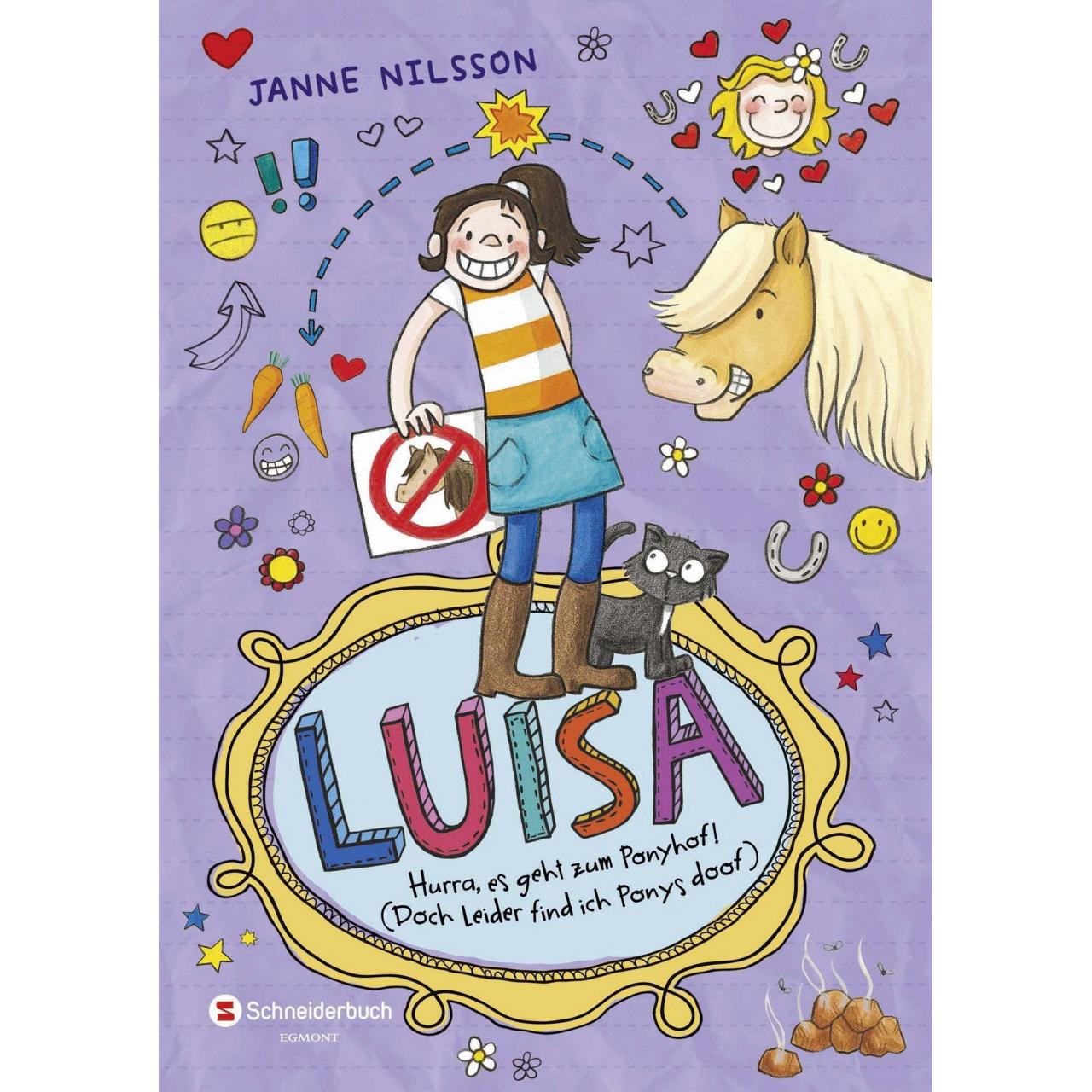 Luisa - Hurra, es geht zum Ponyhof! (Doch leider find ich Ponys doof), Kinderbücher von Janne Nilsson
