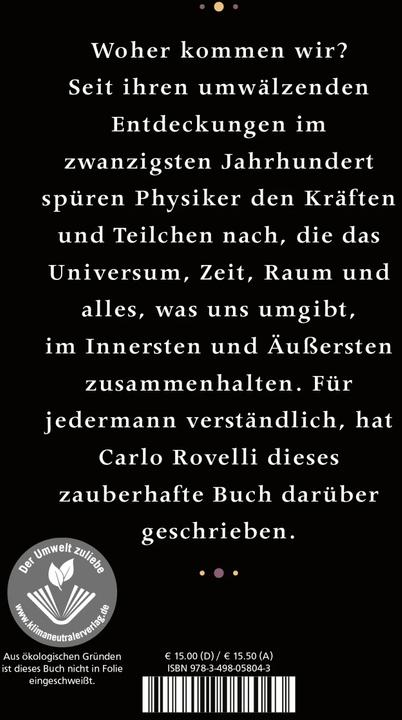 Immagine prodotto Sieben kurze Lektionen über Physik (Tedesco, Carlo Rovelli, 2015)