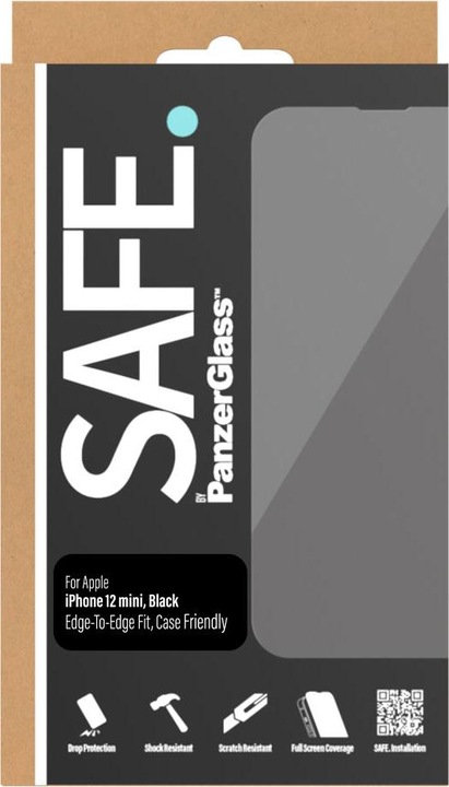 Productafbeelding Safe. Schermbeschermer Hoesje Vriendelijke iPhone 12 mini (1 Stuk, Apple iPhone 12 mini)