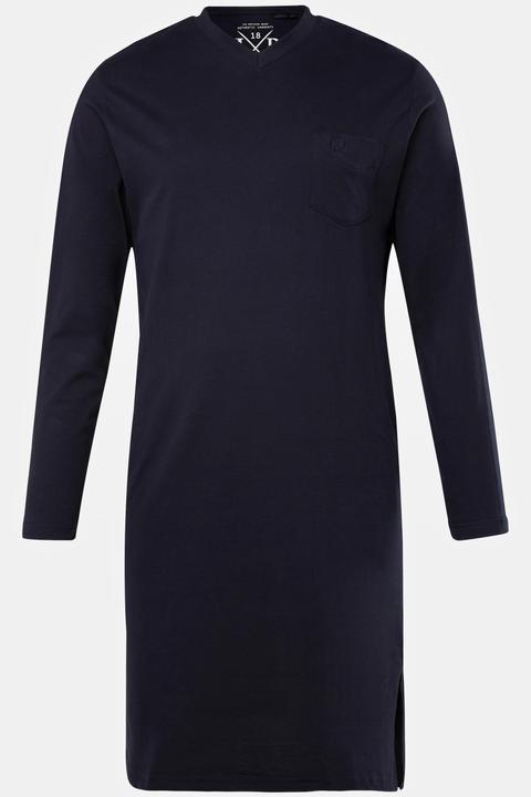Immagine prodotto JP1880 Camicie da notte in confezione doppia con design in tinta unita e maniche lunghe, fino alla tg. 8XL (L)