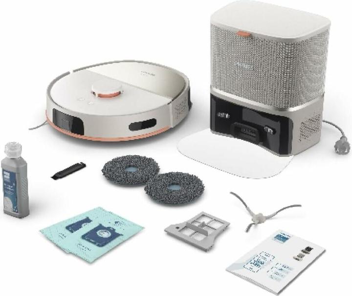 Produktbild Philips HomeRun 5000 Series Saug- & Wischroboter (10000 Pa, Wischtuch)