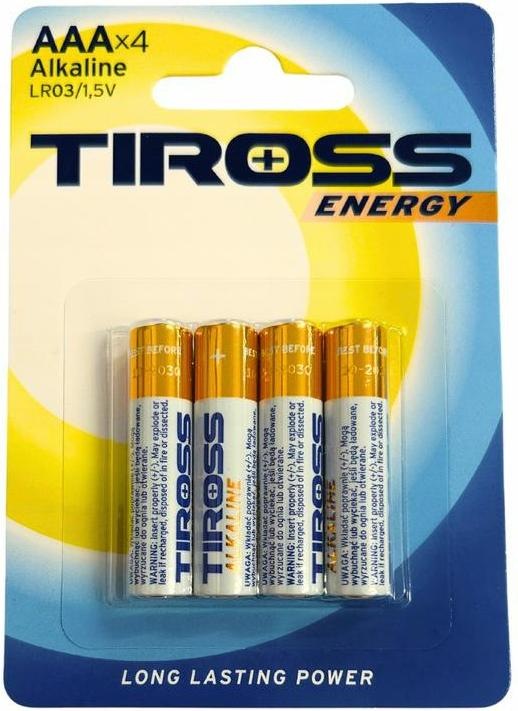 Produktbild Tiross Alkaische Batterien Lr03 4 Stk. (4 Stk.)