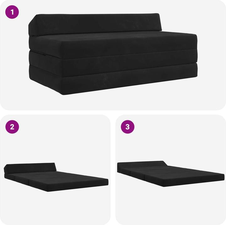 Produktbild vidaXL Klappbares Sofa