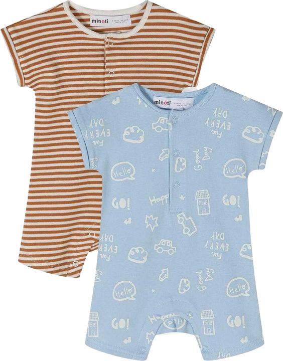 Produktbild Minoti BodysuitSet Jungen kurzärmlig (2erPack) (68)