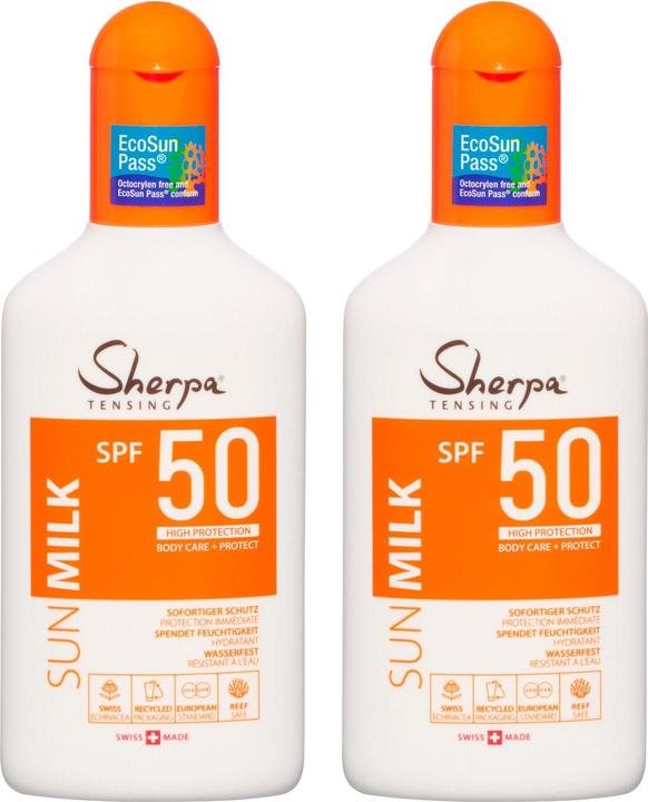 Image du produit Sherpa Tensing Lait de soleil (Lait solaire, SPF 50, 175 ml, 218 g)