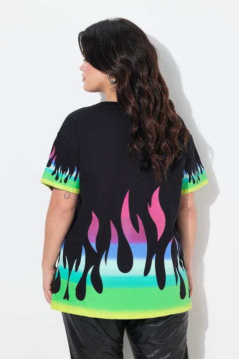 Produktbild Angel of Style T-Shirt, Boxy Fit, Schriftzug "I'm on Fire" (42)