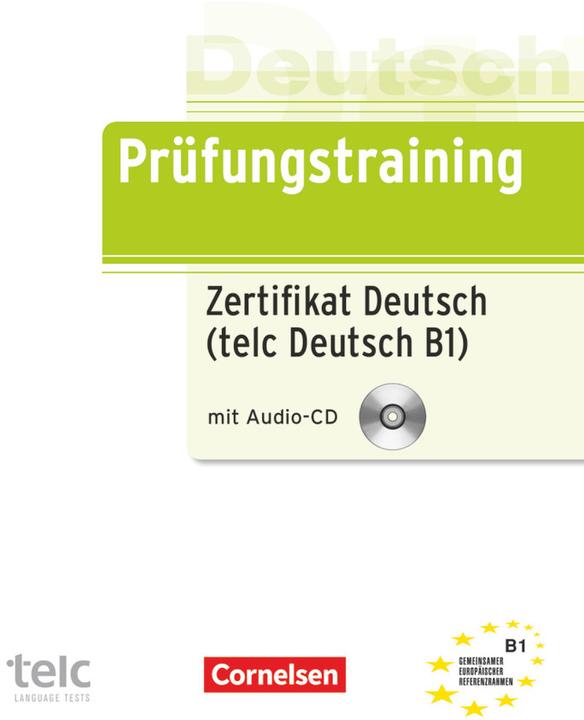 Image du produit Prüfungstraining DaF, B1, Zertifikat Deutsch/telc Deutsch B1, Übungsbuch mit CD (Allemand, Dieter Maenner, 2008)
