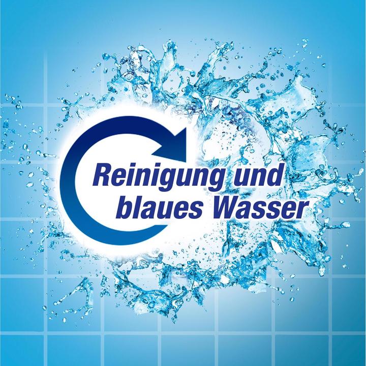 Actual product image WC Frisch Toilet Cleaner Hanger Blue Flush Ocean Fresh