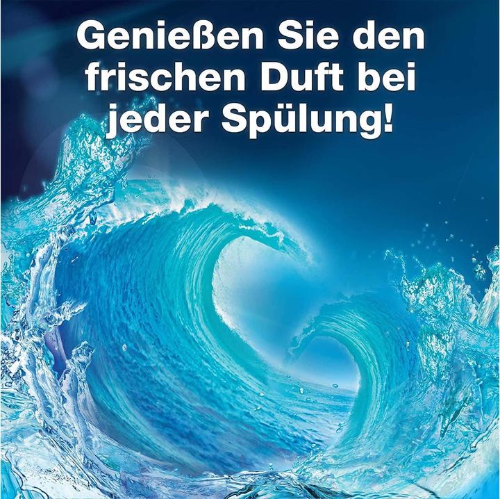 Actual product image WC Frisch Toilet Cleaner Hanger Blue Flush Ocean Fresh