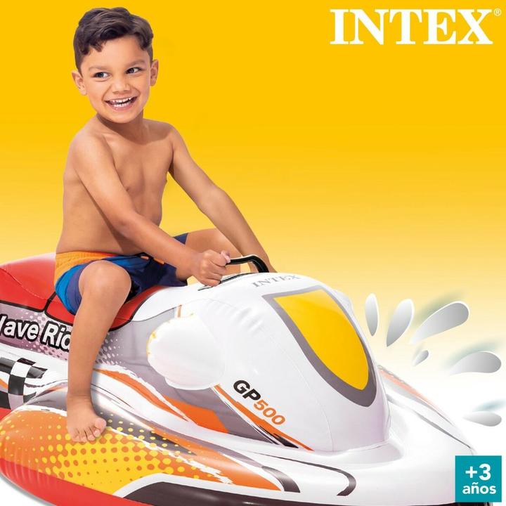 Image du produit Intex Aufblasbare Figur für Pool Wave RIder Motorrad 117 x 58 x 77 cm (6 Stück)
