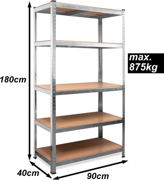Actual product image Monzana 2x storage shelves