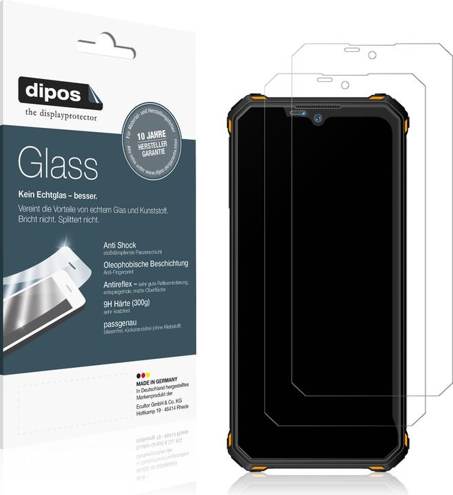 Actual product image Dipos Screen Protector Anti-Shock (2 Piece, Oukitel WP15)