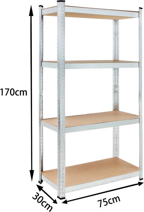 Actual product image Monzana Heavy duty shelving