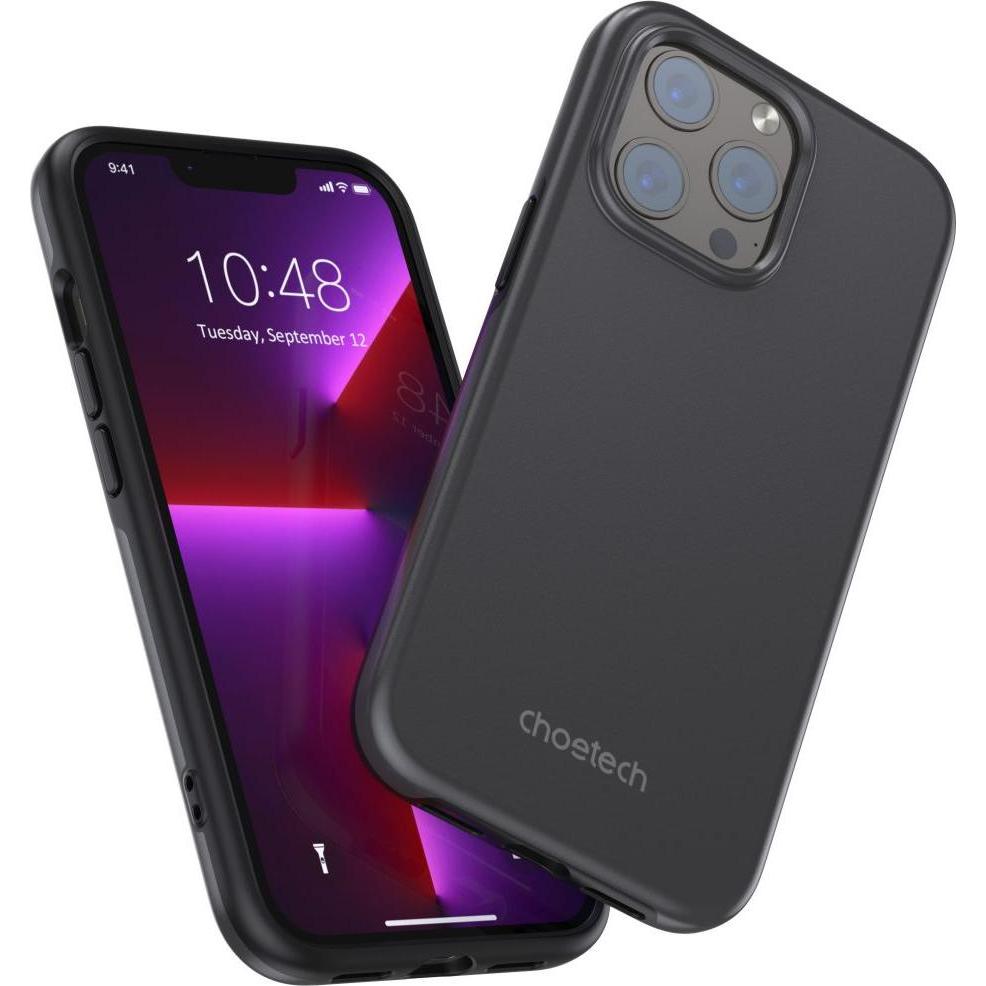 Choetech MFM Fall Protection Case for MagSafe for iPhone 13 Pro Black (PC0113-MFM-BK) (Apple iPhone 13 Pro), Smartphone ...
