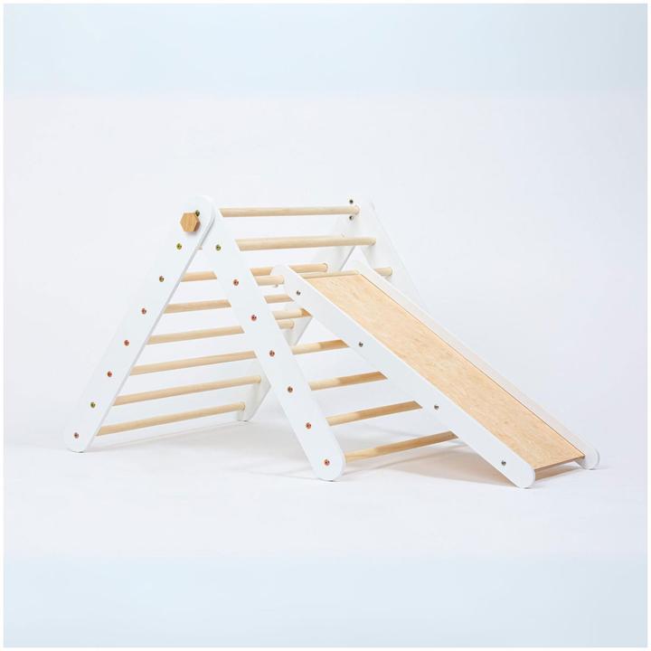 Duck Woodworks Kletterdreieck mit Rutsche