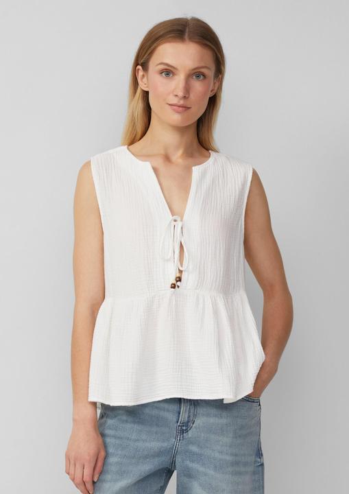 Produktbild s.Oliver Bluse Ärmellose Bluse im Relaxed Fit mit Bindedetail (32)