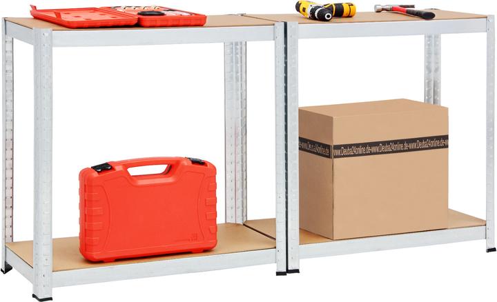 Actual product image Monzana 2x heavy duty shelf