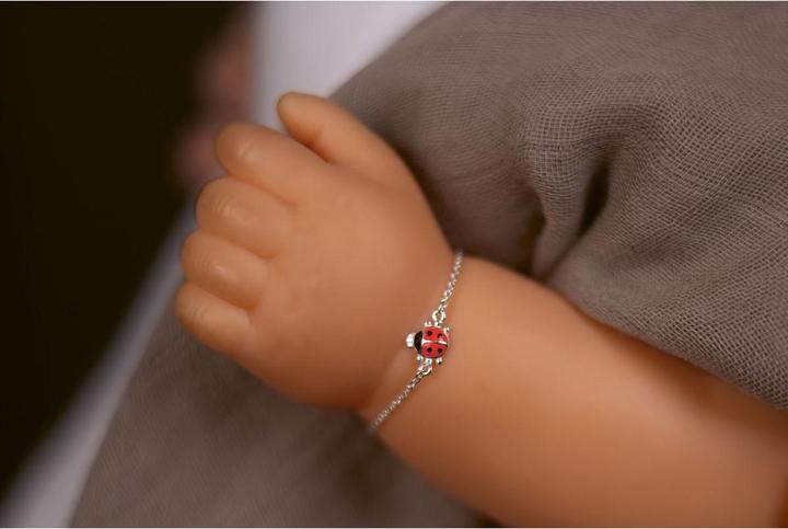 Immagine prodotto Martina Schmuckdesign Chäferli Armband (16 cm, Argento sterling (925))