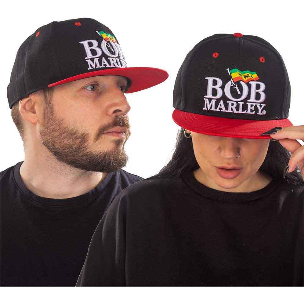 Bob Marley, Cappellino, BobMarley Logo Snapback Cap, Nero