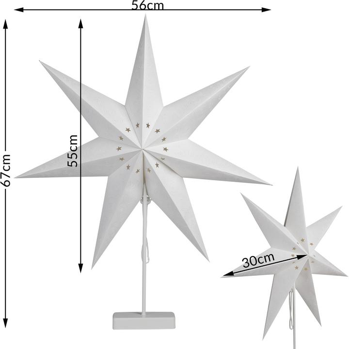 Actual product image Casaria Paper star