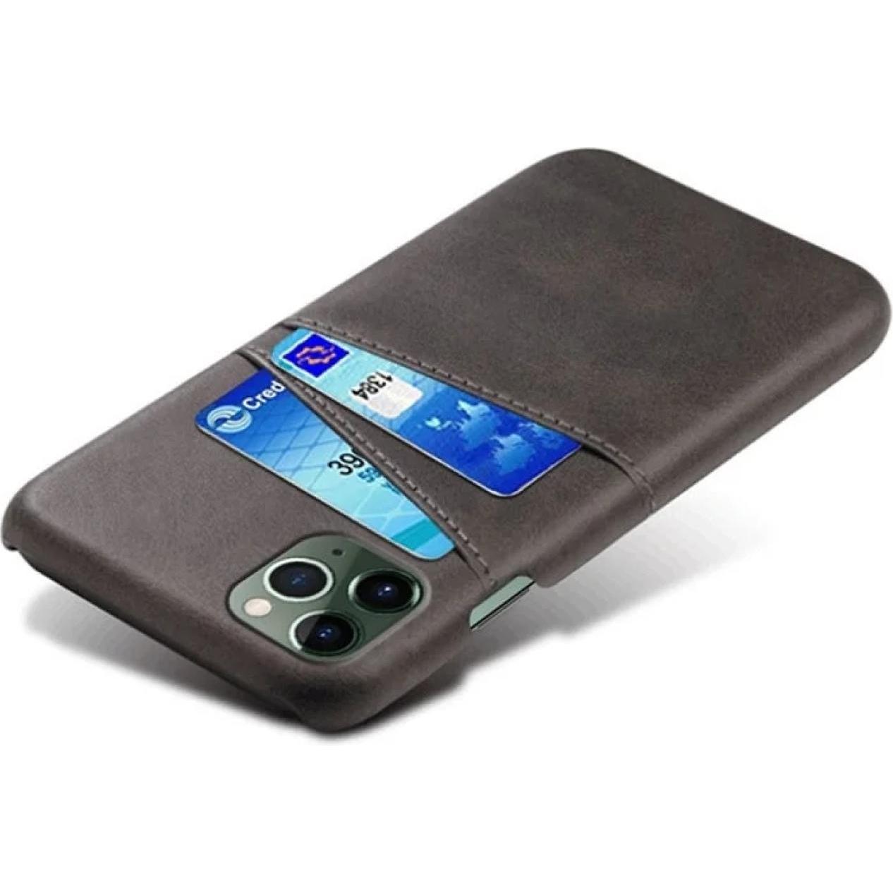 Screenguard CardCaddy Apple iPhone 15 Pro Max Leder Backcase mit Kartenfächern (Apple iPhone 15 Pro Max), Smartphone Hül...