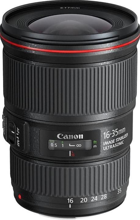Productafbeelding Canon EF 16-35mm / 4.0 L IS USM Invoer (Canon EF, APS-C / DX)