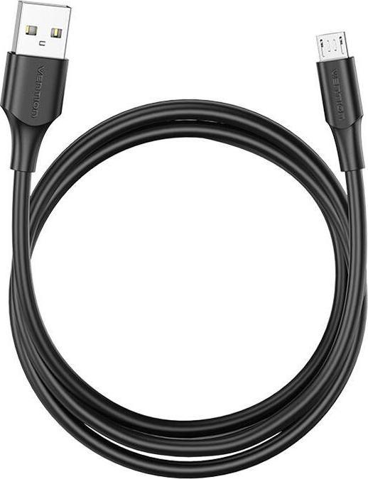 Actual product image Vention USB 2.0 Male to Micro-B Male 2A 0.5m CTIBD (black) (0.50 m, USB 2.0, 60 W)