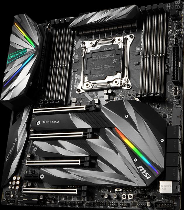 Produktbild MSI MEG X299 CREATION (LGA 2066, Intel X299, E-ATX)