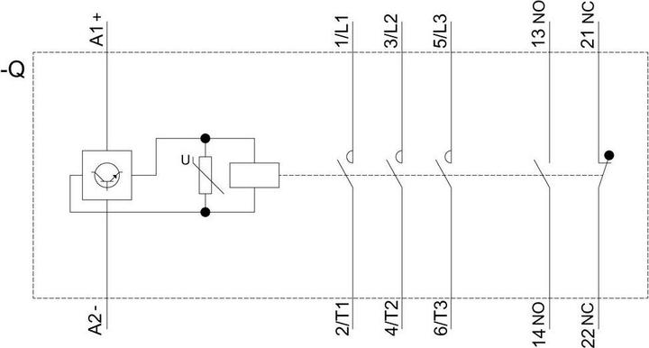 Actual product image Siemens Coupling contactor 3RT2045-3KB40 1 pc.