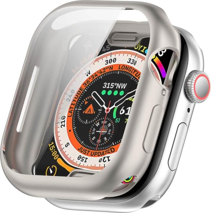 Immagine prodotto Cover-Discount Apple Watch 10 - 46 mm - Custodia di protezione in gomma effetto metallo