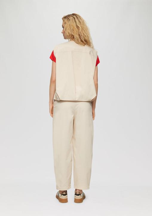 Produktbild S.Oliver Indoor-Weste Twill-Weste im Relaxed Fit mit Raffungs-Details (46)