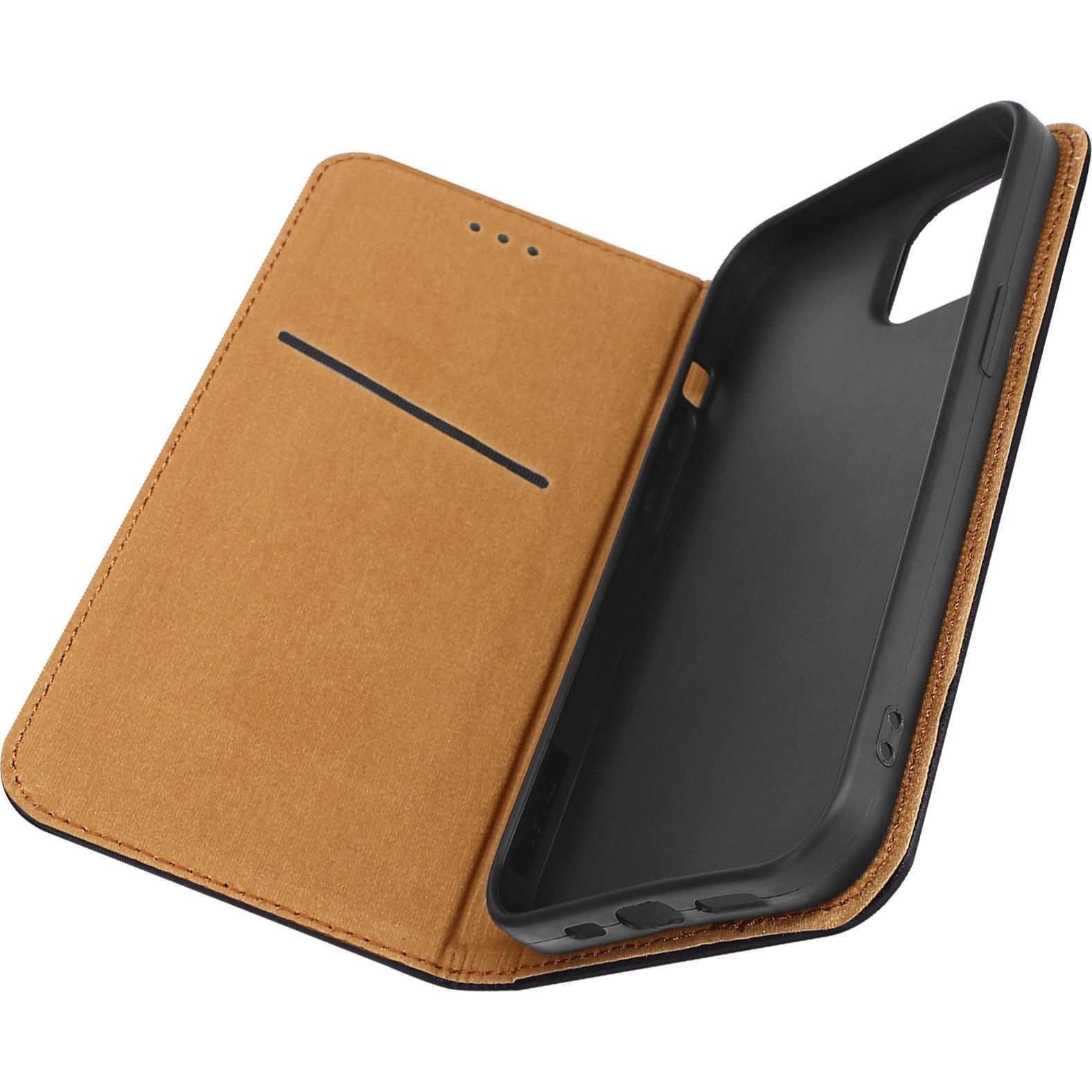 Avizar Kunstleder Series (Apple iPhone 14), Smartphone Hülle, Schwarz