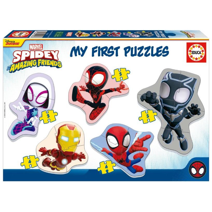 Thumbnail - Educa Baby Puzzles Spidey & His Amazing Friends (80-19953) (5 Teile)