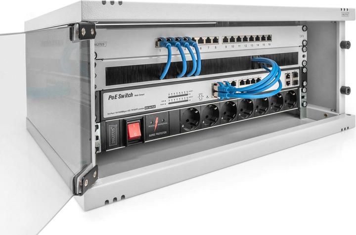 Produktbild Digitus Wandgehäuse Soho (4 HE, 19 Zoll Rack)