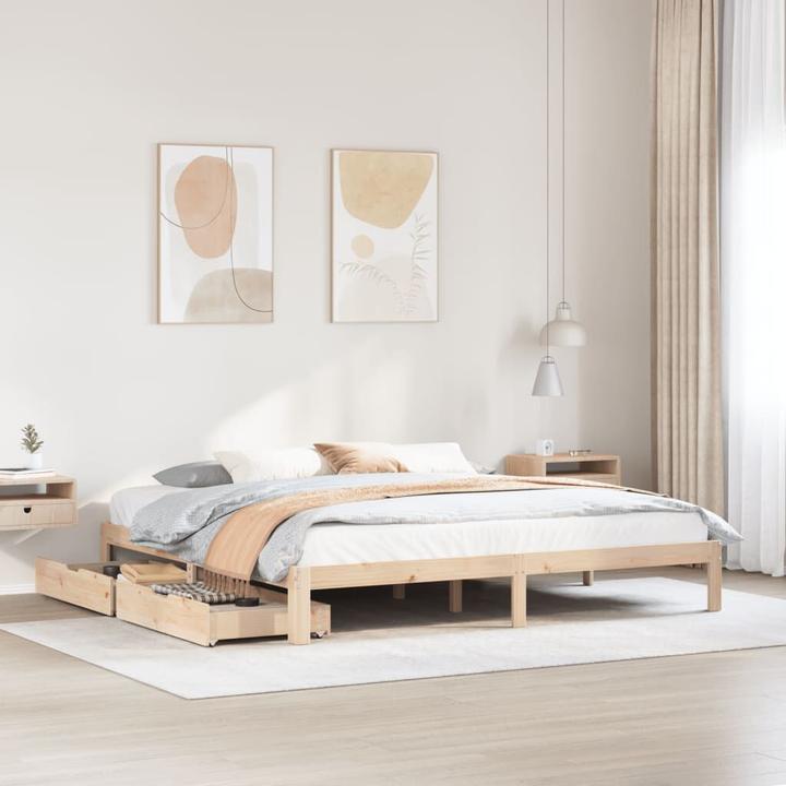 Actual product image vidaXL Bettrahmen (200 x 200 cm)
