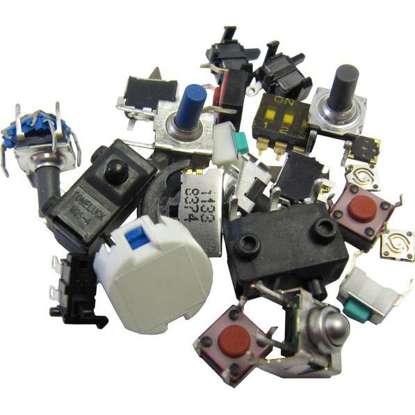 Thumbnail - Kemo Microschalter-Set, Taster + Schalter