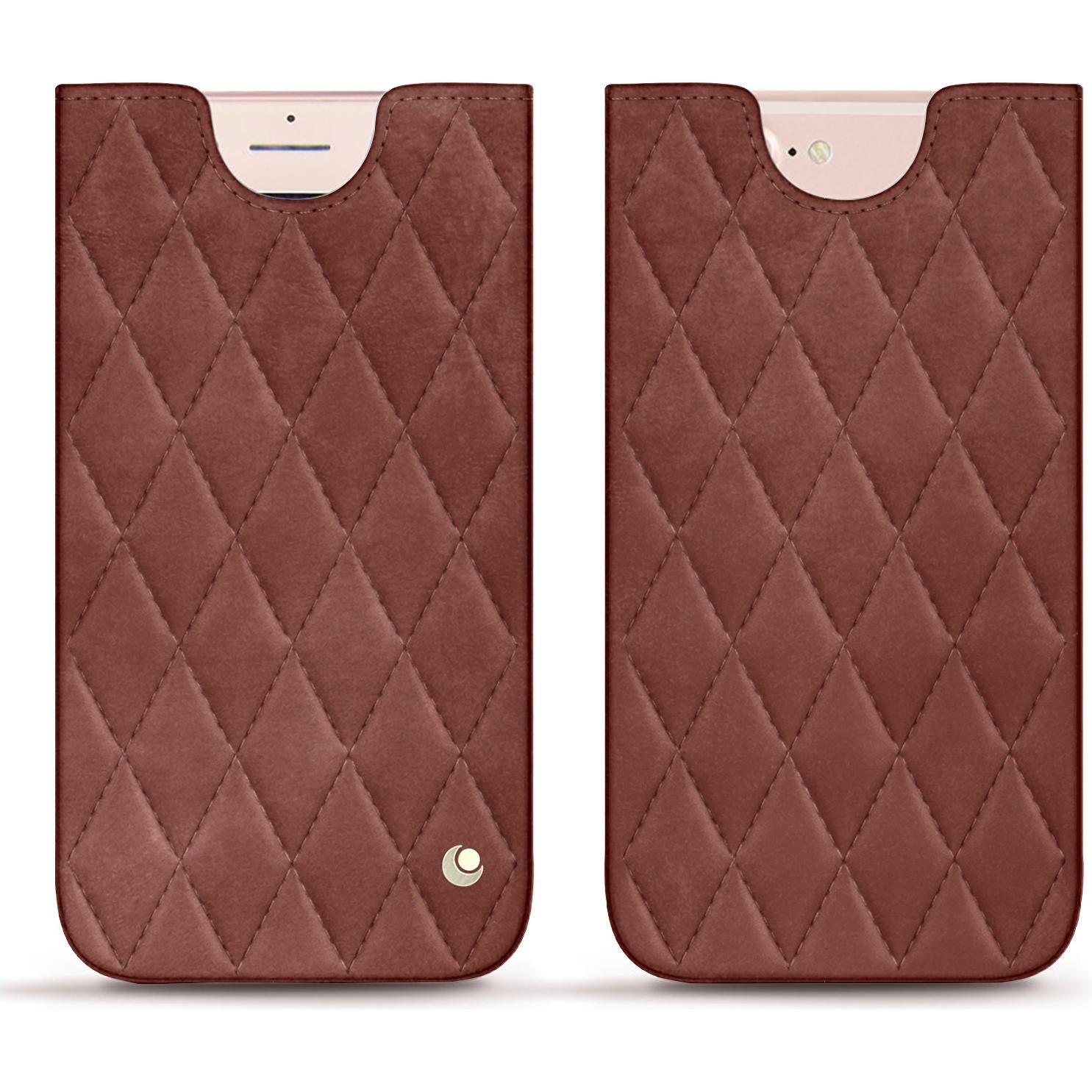 Noreve Lederschutzhülle (Apple iPhone 7 Plus), Smartphone Hülle, Rot