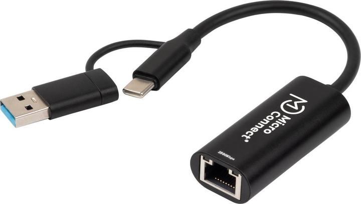 Immagine prodotto MicroConnect Da USB-C/A a RJ45 2.5G (USB-C, RJ45 (1x))