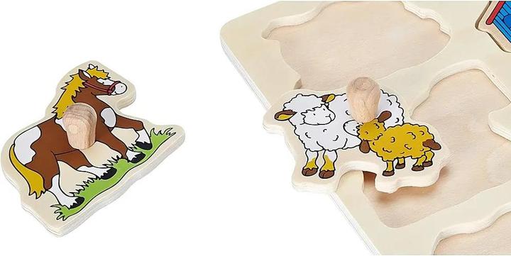 Immagine prodotto Goki Puzzle della fattoria I (9 pezzi)