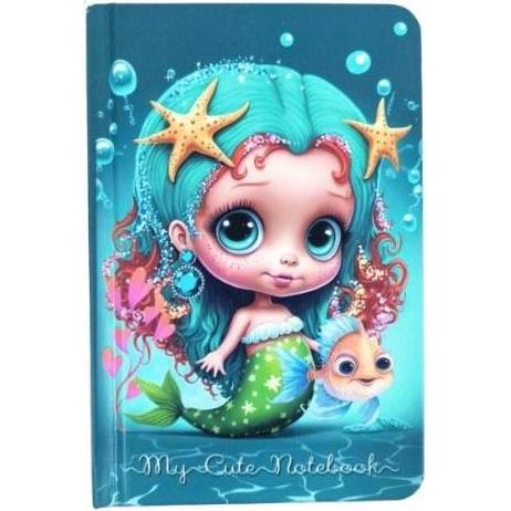 Fresh, Quaderni + Bloc notes, Notizbuch 140x95/64K Raster Die kleine Meerjungfrau FRISCH