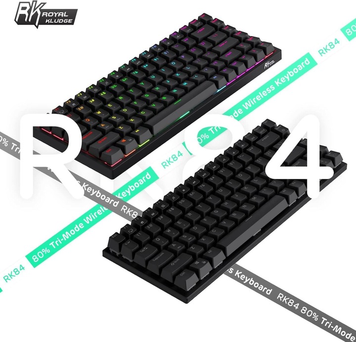 Actual product image Royal Kludge RK84 (US, Cable, Wireless)