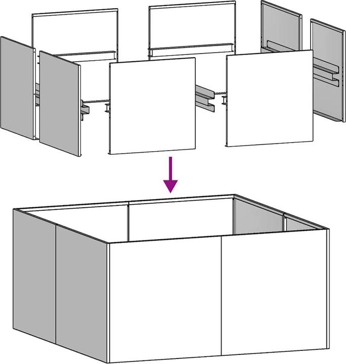 Produktbild vidaXL Pflanzkübel